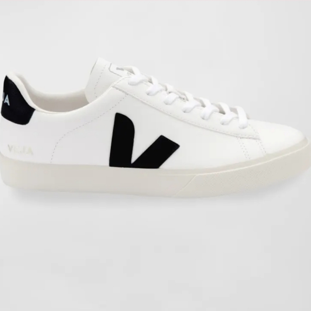 NWT Veja Campo Bicolor Leather Low-Top Sneakers